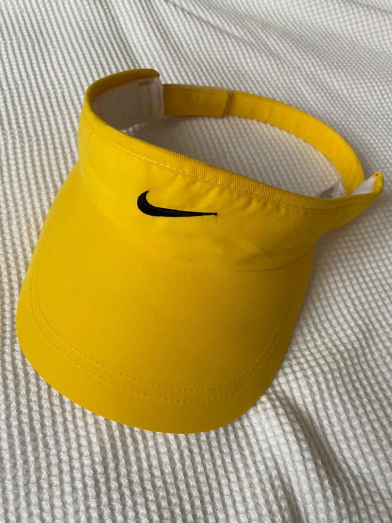 Yellow visor nike best sale