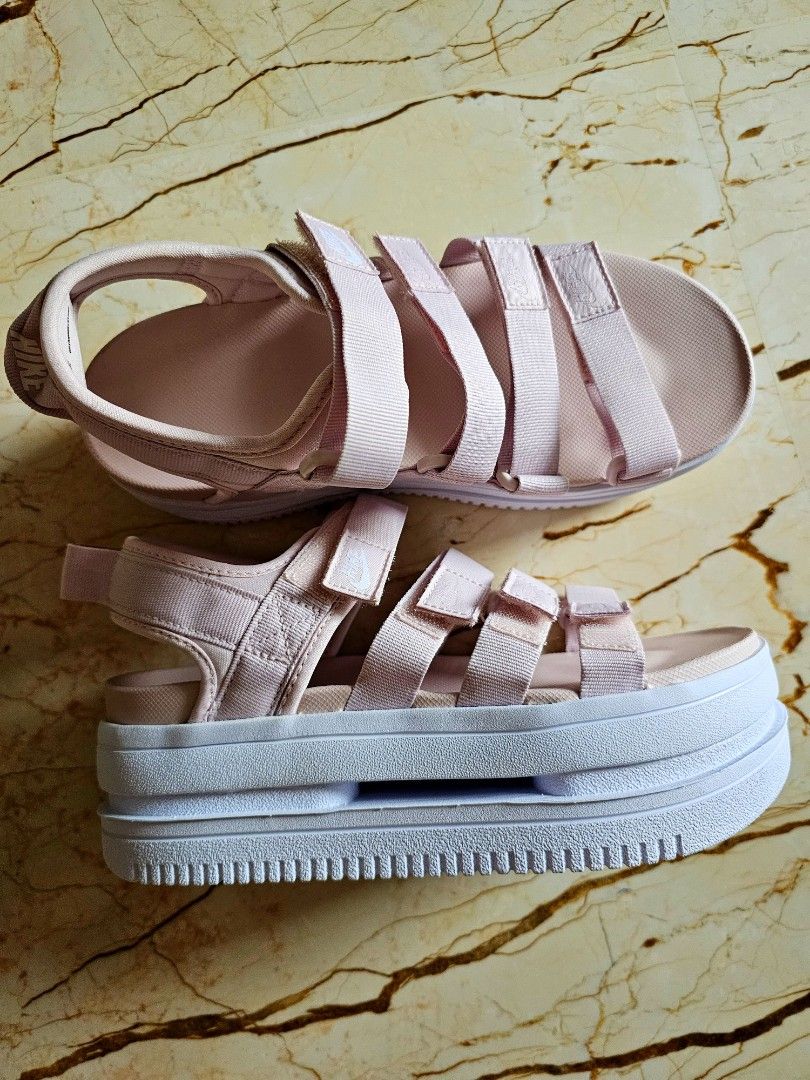 Nike Icon Sandals Size US 8 UK 5.5 Rose White