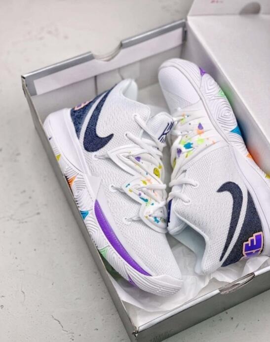 Kyrie 5 shop white denim