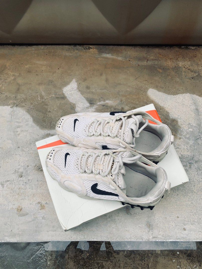 Nike x stussy air zoom store spiridon cage 2 on feet