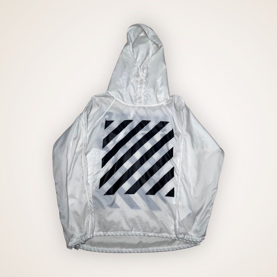 Off White Windbreak Pouch Jacket Men s Fashion Coats Jackets