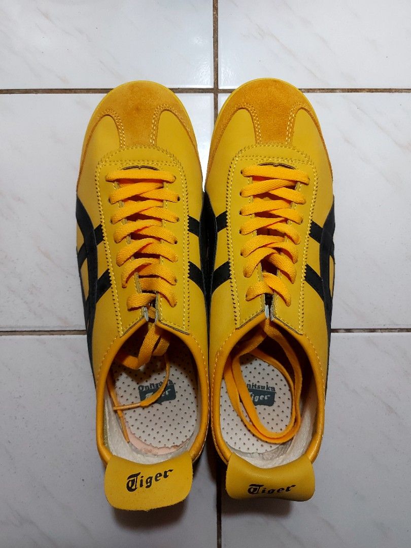 Onitsuka Tiger Mexico 66 Black Yellow Kill Bill Men s Fashion