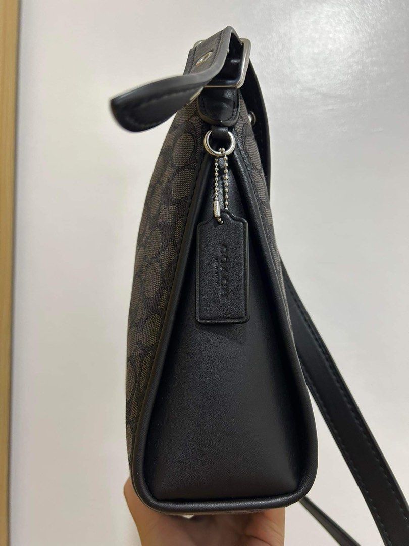 Original Coach Bag Small Dufflette in Signature Jacquard Luxury