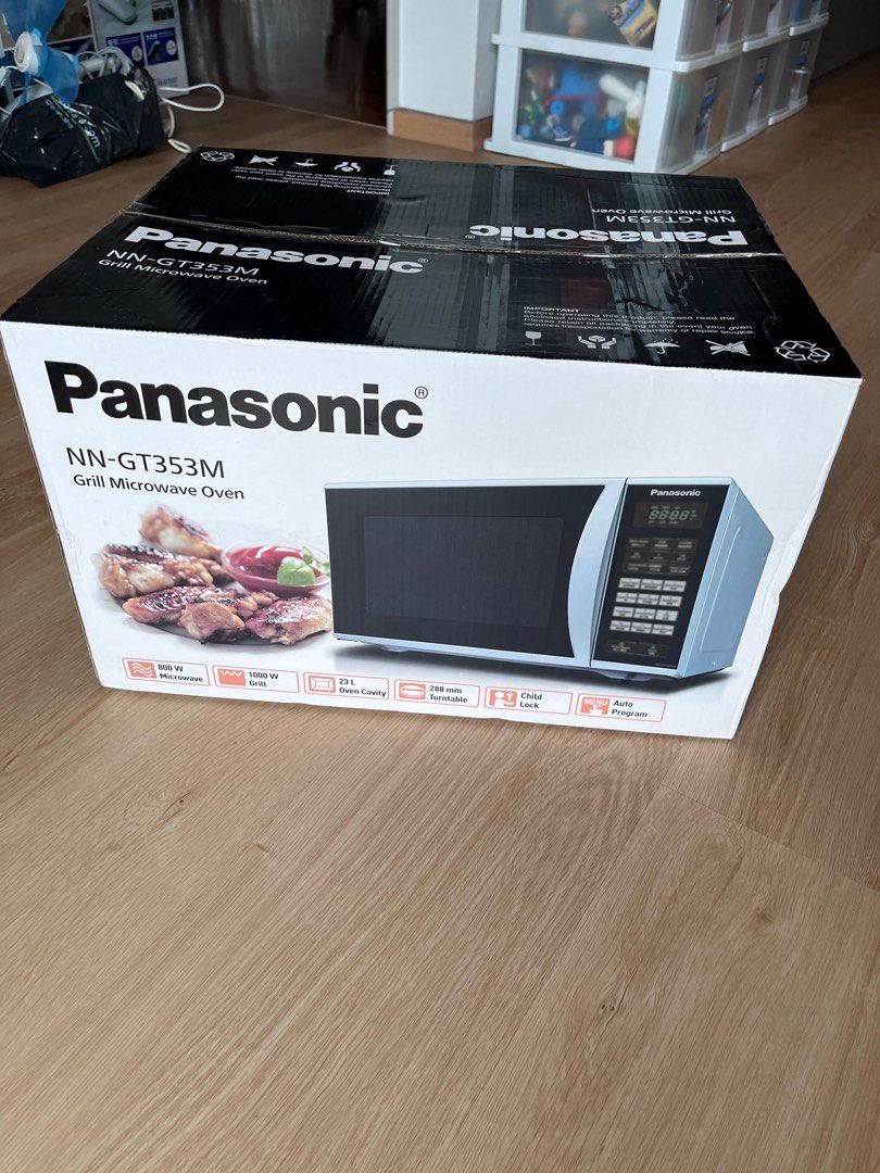 Panasonic grill microwave oven NNGT353M, TV & Home Appliances, Kitchen