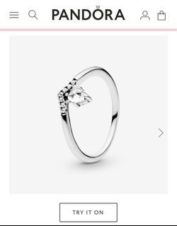 Pandora Classic Wishbone Ring (Original)