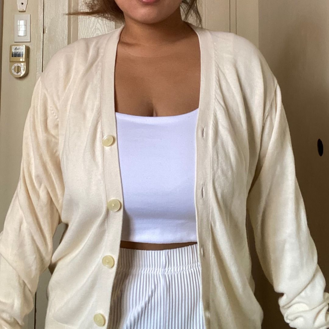 Pastel clearance yellow cardigan