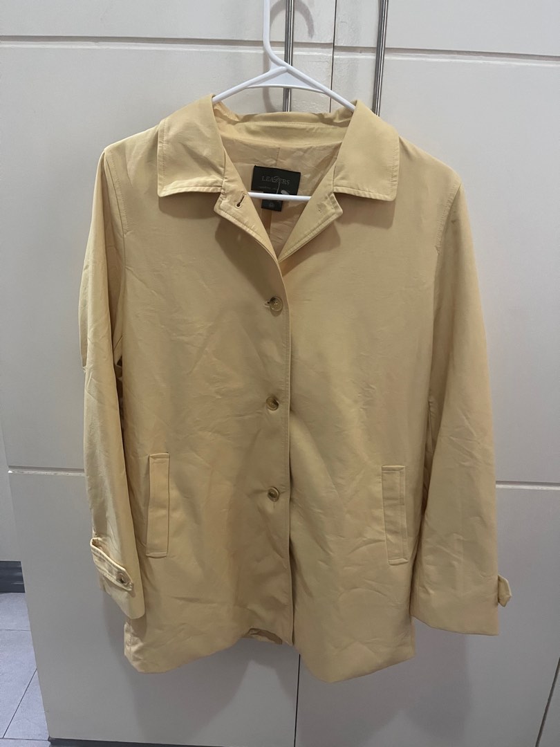 Pastel yellow coat, Women's Fashion, Coats, Jackets and Outerwear on