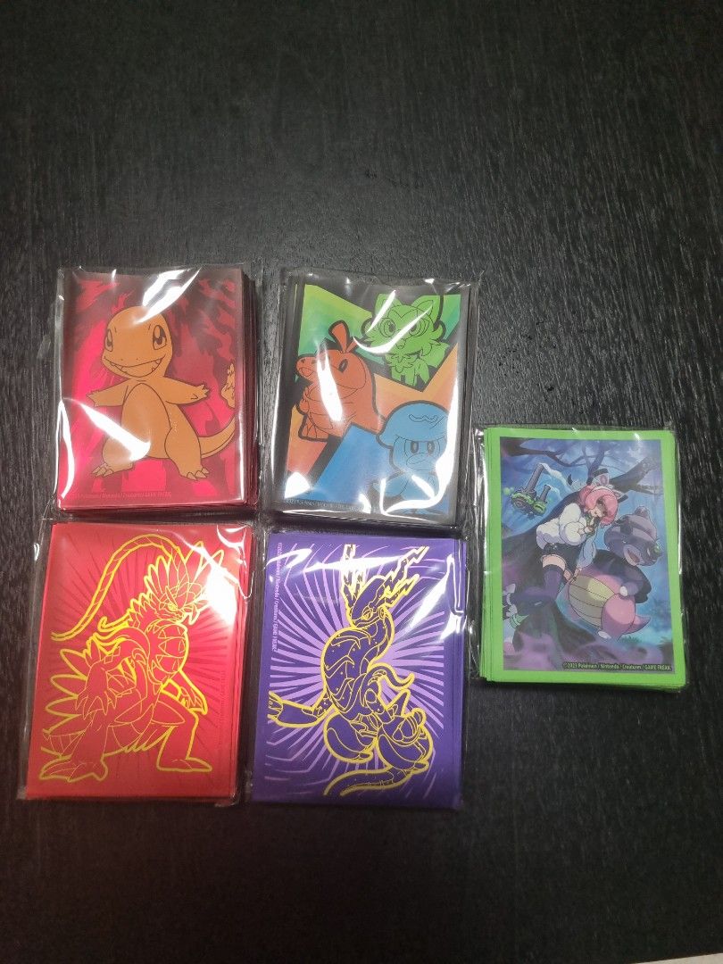 Pokemon card Sleeves, Hobbies & Toys, Toys & Games on Carousell
