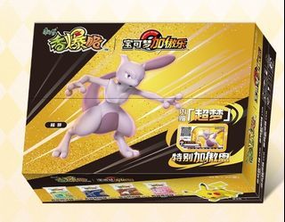Pokemon Gaole - P卡 透明閃-超夢夢 (連30包香脆面) - HKD120