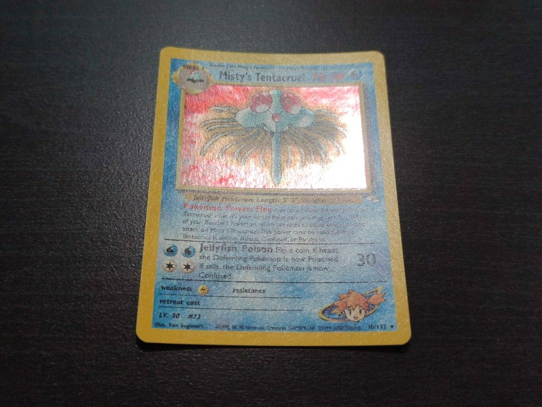 Pokemon Misty Tentacruel 10/132, Hobbies & Toys, Toys & Games on Carousell