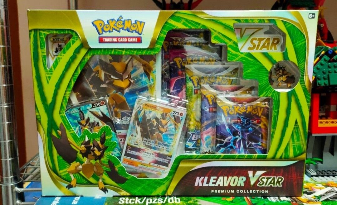 Pokemon TCG Kleavor Vstar Premium Collection Box NEW, Hobbies & Toys, Toys & Games on Carousell