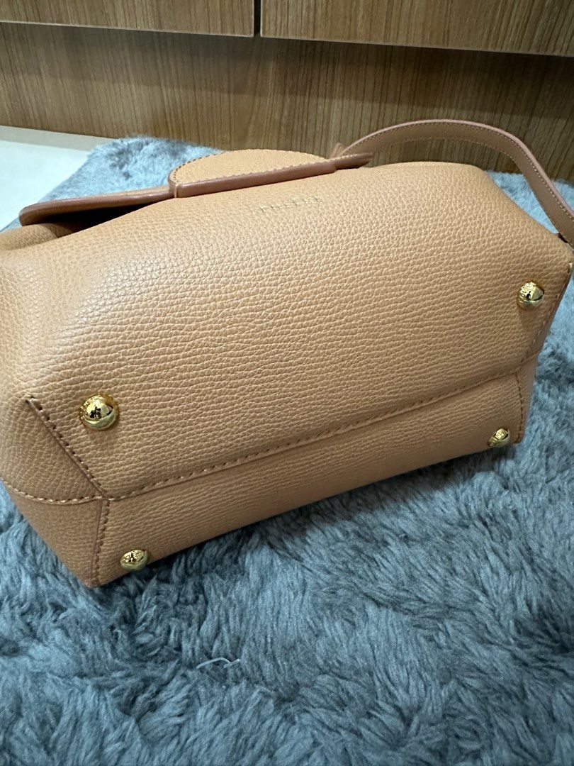 Polène  Bag - Numéro Un Nano - Textured Peach