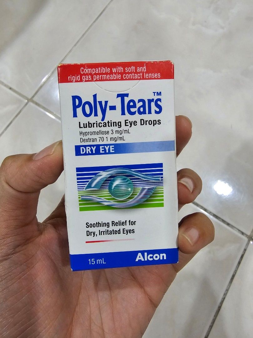 PolyTears Lubricating Eye Drops for Human, Dogs and Cats, Pet Supplies