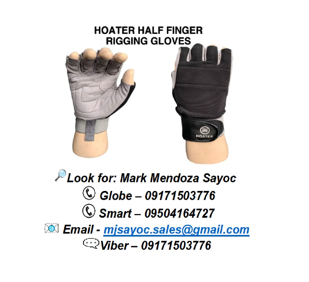 POWERCRAFT HALF FINGER RIGGING GLOVES, Commercial & Industrial ...