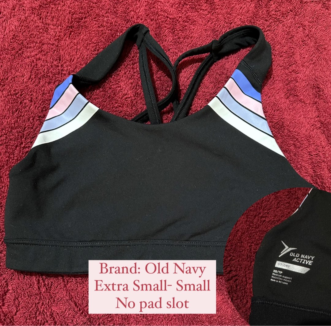 Pre-loved Sports Bra, Old Navy, XS - S, Women's Fashion, Activewear on  Carousell