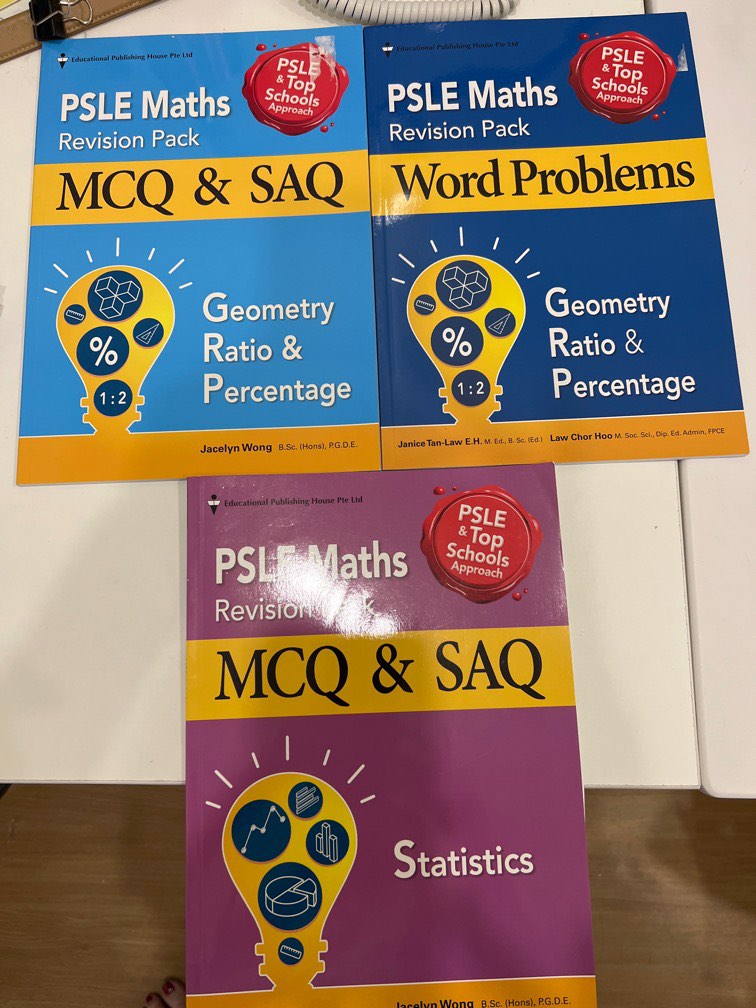 PSLE Maths x 3 Revision Park, Hobbies & Toys, Books & Magazines ...