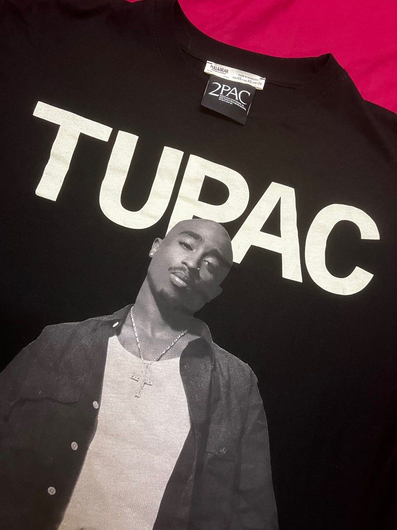 PULL BEAR TUPAC TSHIRT women Men s Fashion Tops Sets