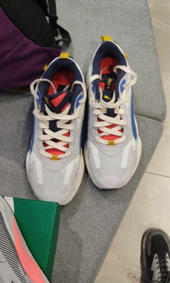 Puma rsx cheap white gum