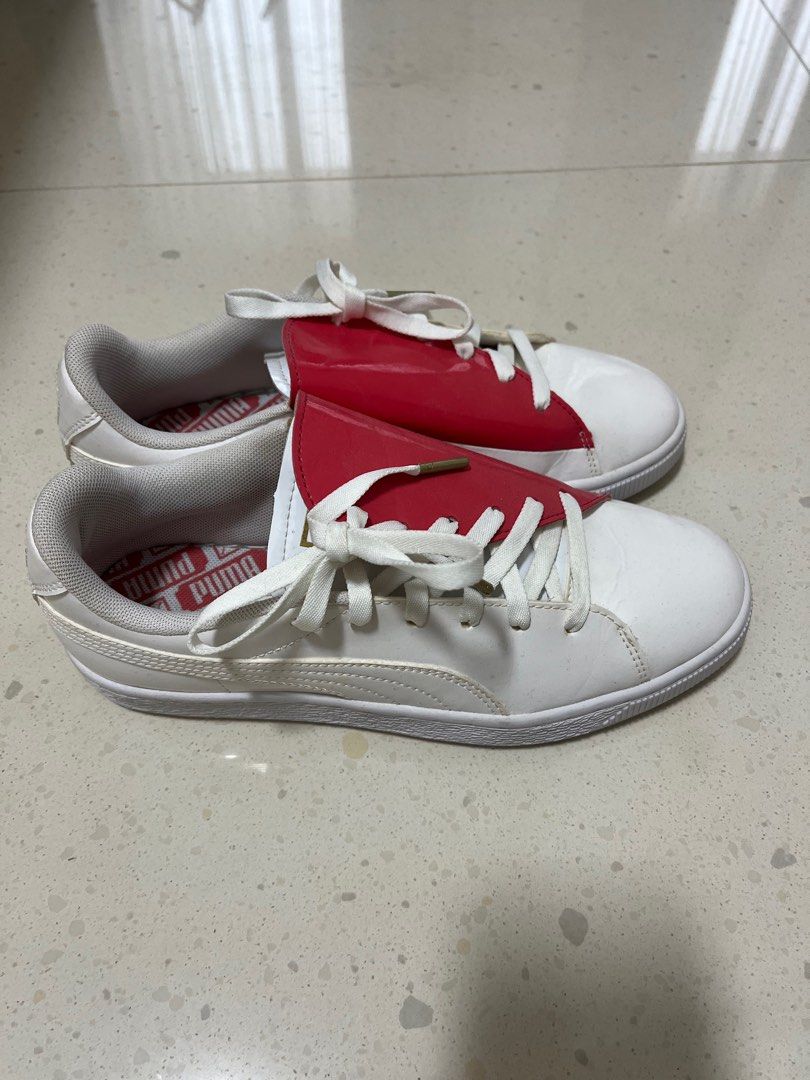 Puma red white sneakers new arrivals
