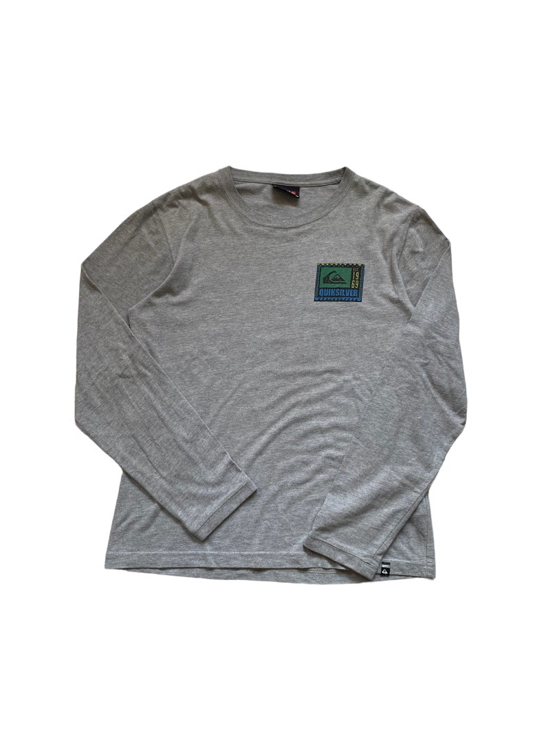Quicksilver surf ( long sleeve/lengan panjang), Men's Fashion, Tops