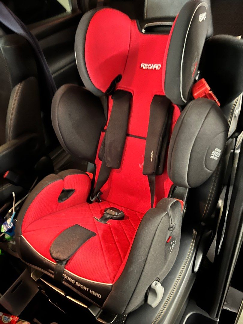 Recaro red car shop seat