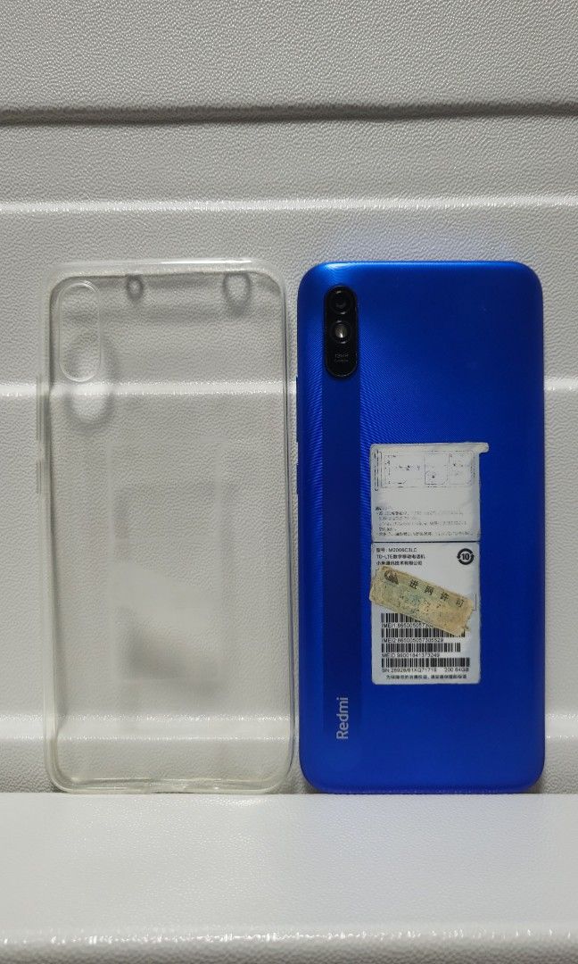 RedMi 9A 4GB ram + 64GB (Category: Xiaomi) located in Manila. Submitted by olx476228133 (Listing ID 1258203375, Image 1). Description: RedMi 9A 4GB Ram + 64GB still in good condition , no issue ung sticker remove niyo nalang With Box , Free case, No charger Location Tondo / Taguig pm for more info :).