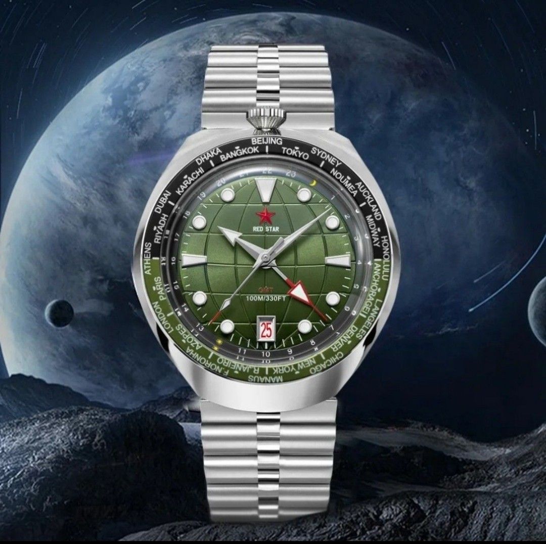 Red star automatic watch clearance