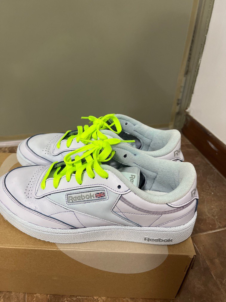 Reebok club c purple outlet