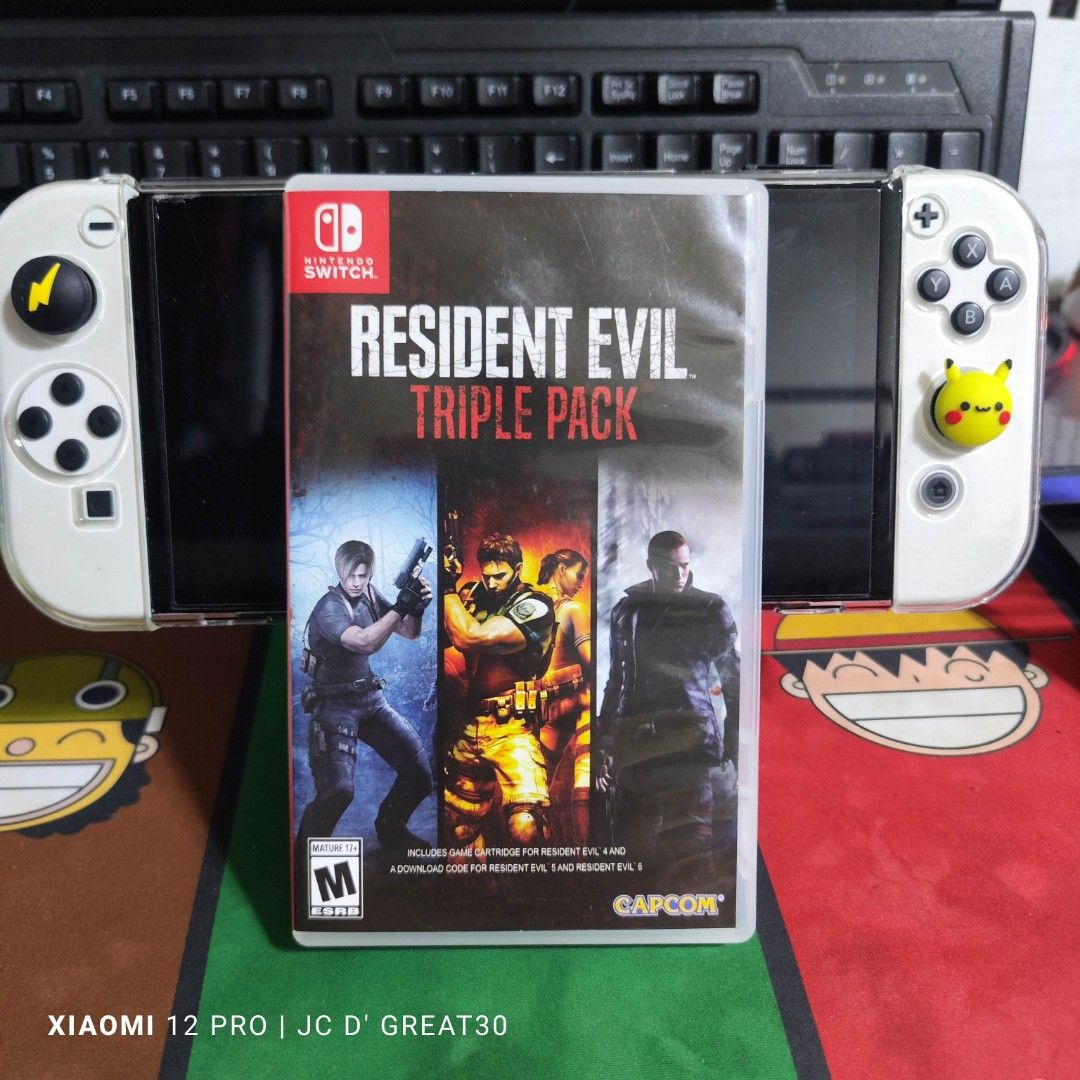 RESIDENT EVIL TRIPLE PACK NINTENDO SWITCH GAME