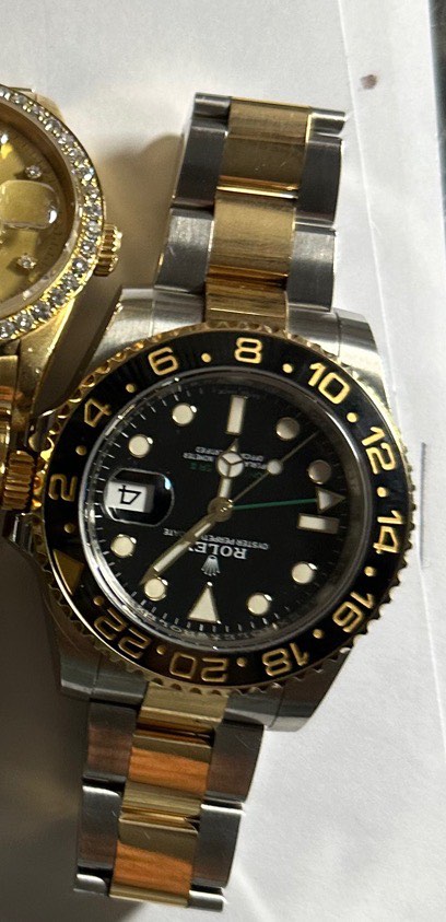 Rolex GMT Master 2 half gold Luxury Watches on Carousell