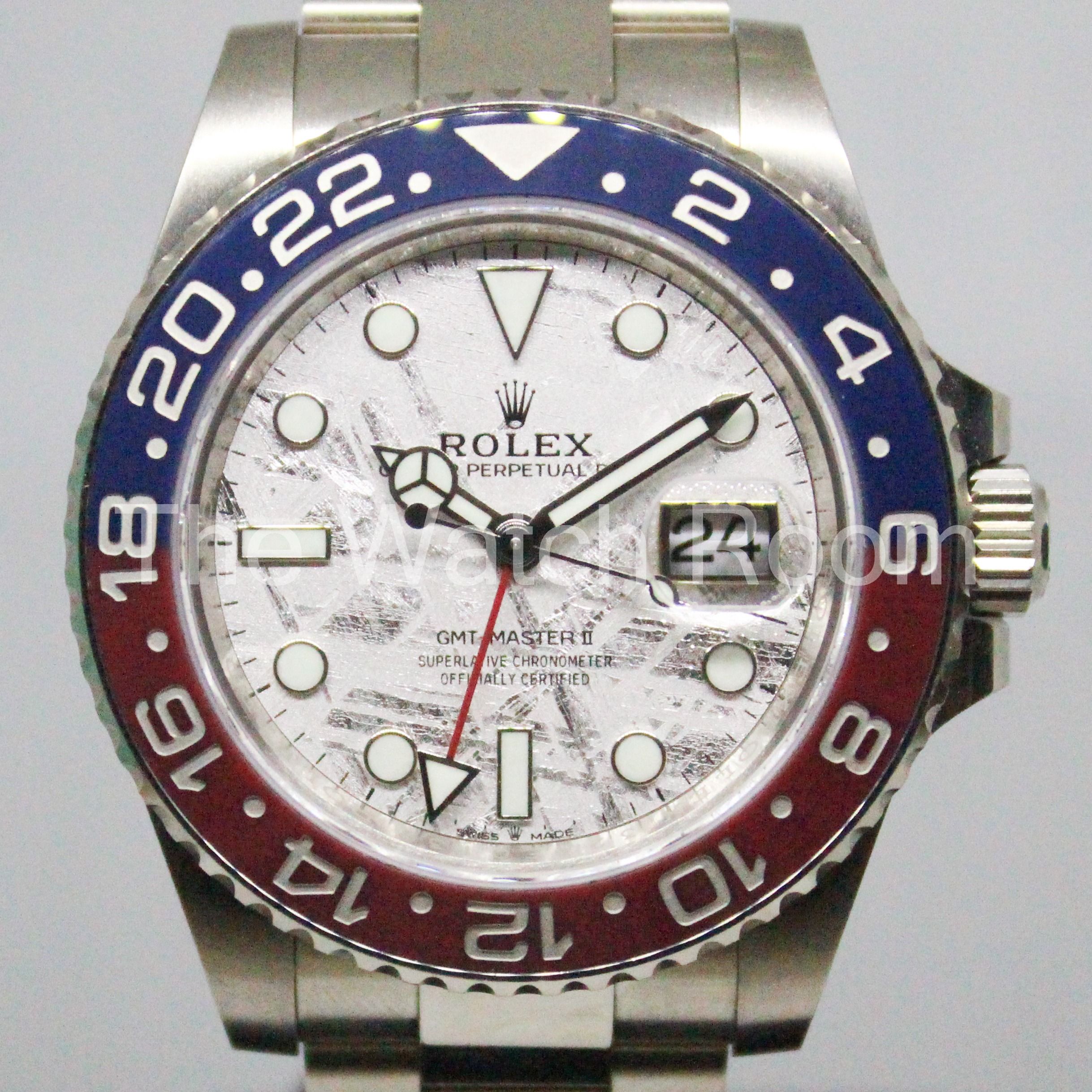 Gmt master cheap meteorite dial