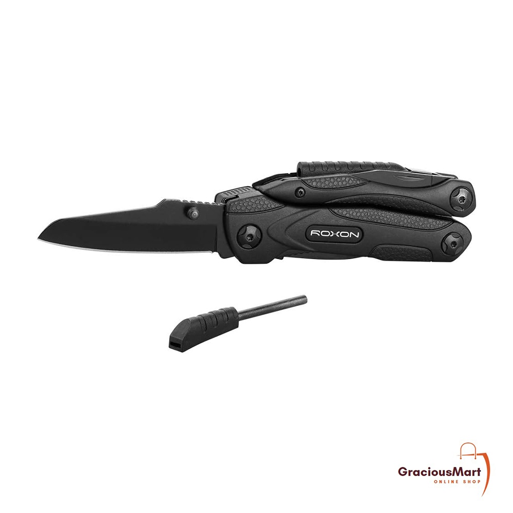 Roxon CM1349 SPARK Multitool Plier, 14-in-1 Multitools Folding Plier ...