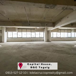 RUSH SALE! Repriced! Bare Commercial Office Space for Sale in Capital House, BGC, Taguig City