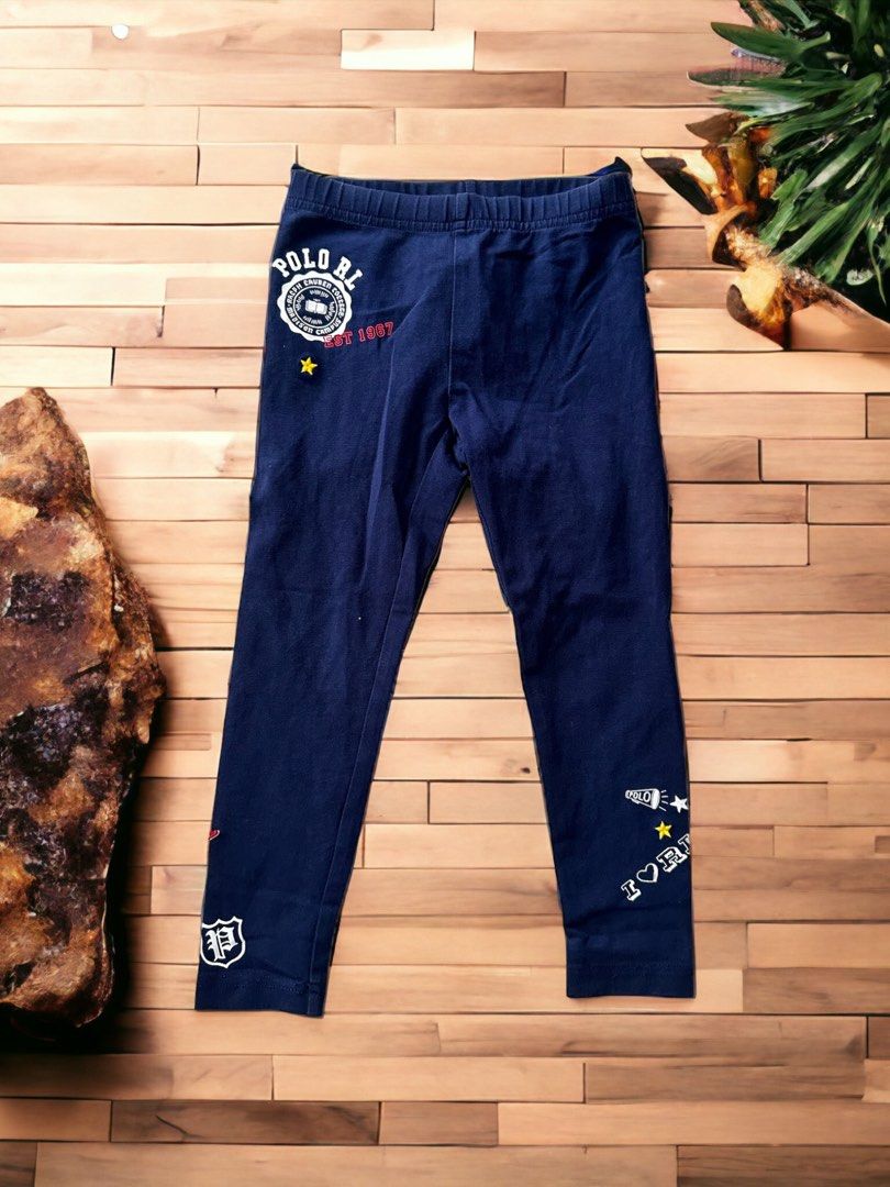 SALE Ralph Lauren Authentic patched leggings 4T Babies Kids