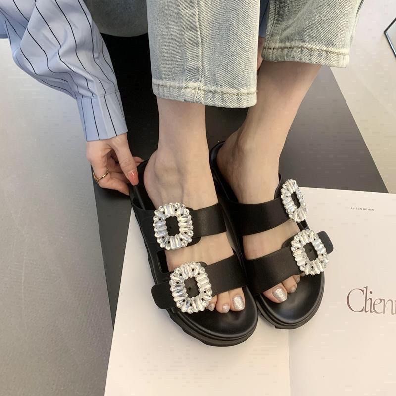 sansel sandal wedges korea sandal karet sintetis permata bukan vshop bangkok bukan CnK C K