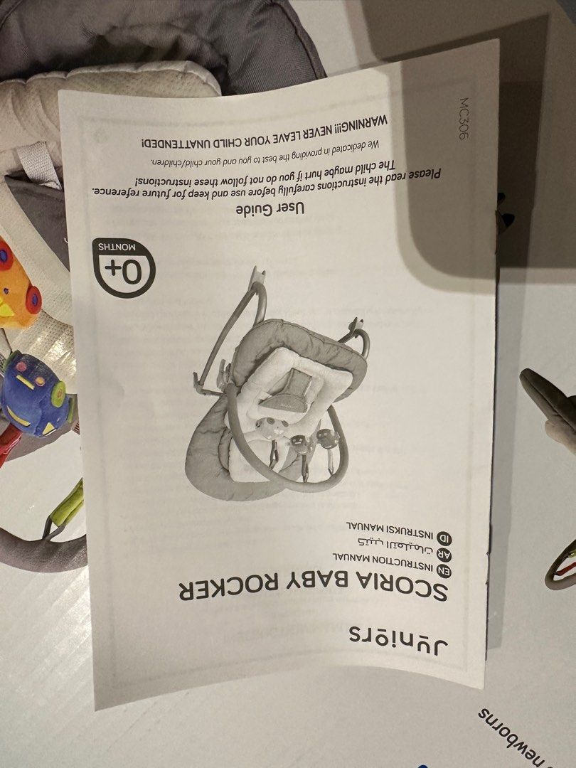 Juniors baby rocker manual 2025