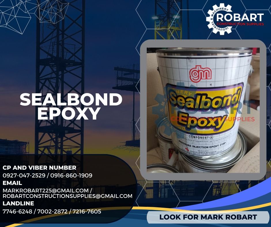 Sealbond Epoxy, Commercial & Industrial, Construction Tools & Equipment on Carousell