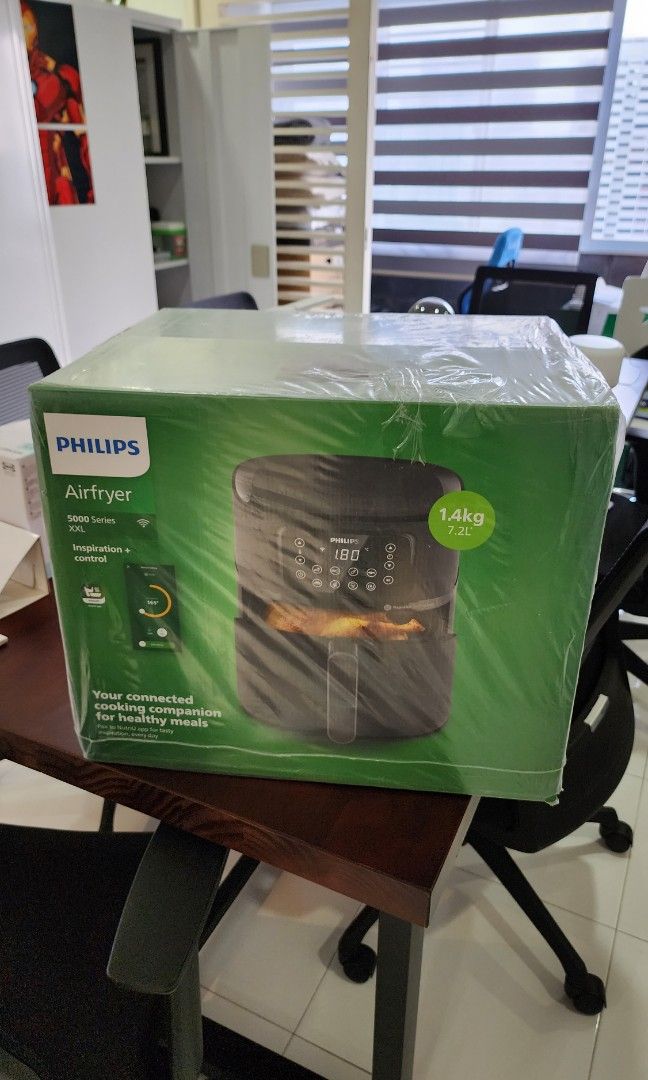 Sealed Philips 5000 series XXL connected air fryer, TV & Home Appliances,  Kitchen Appliances, Fryers on Carousell
