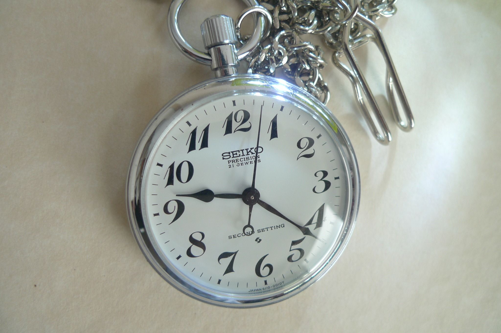 SEIKO PRECISION SECOND SETTING POCKET WATCH....MECHANICAL, Luxury ...