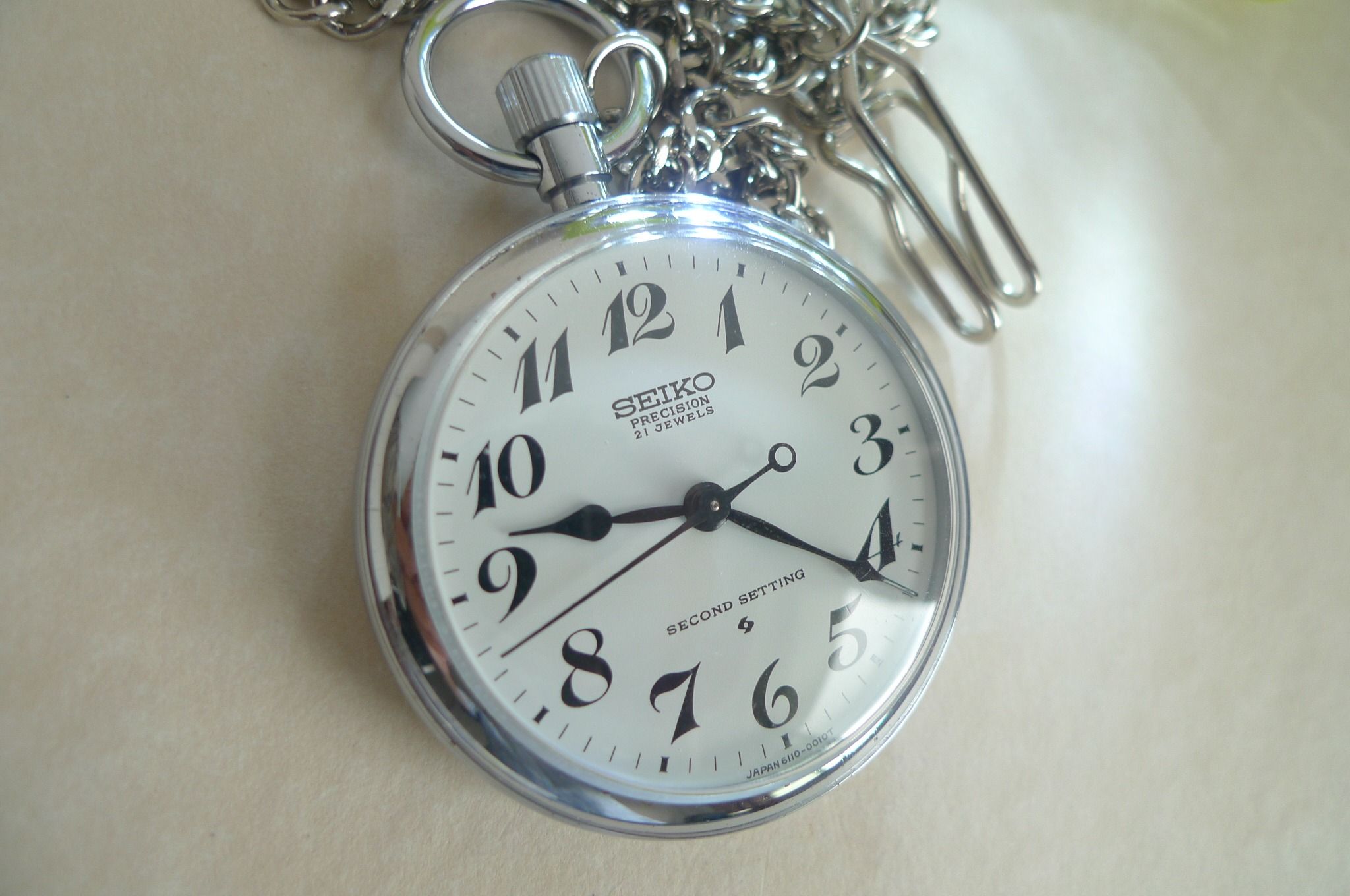 SEIKO PRECISION SECOND SETTING POCKET WATCH....MECHANICAL, Luxury ...
