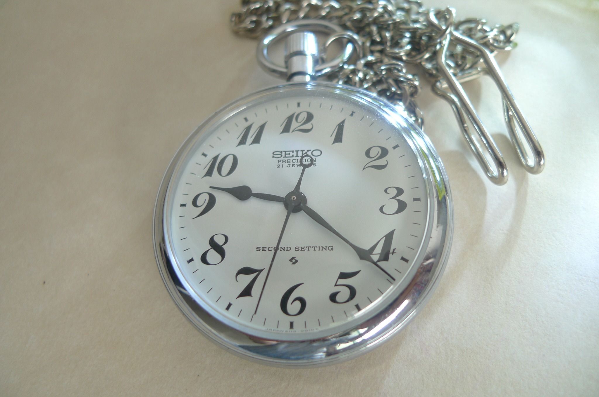 SEIKO PRECISION SECOND SETTING POCKET WATCH....MECHANICAL, Luxury ...