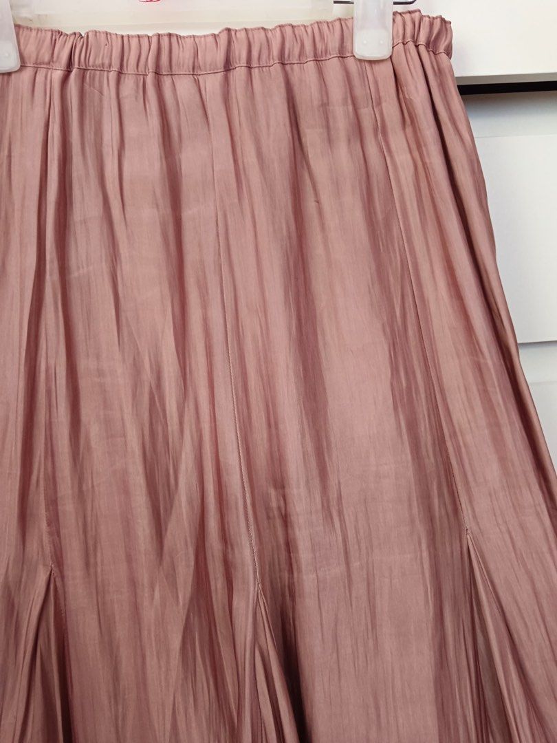 PLEATED SKIRT – ASH PURPLE – DLARAAISHAH