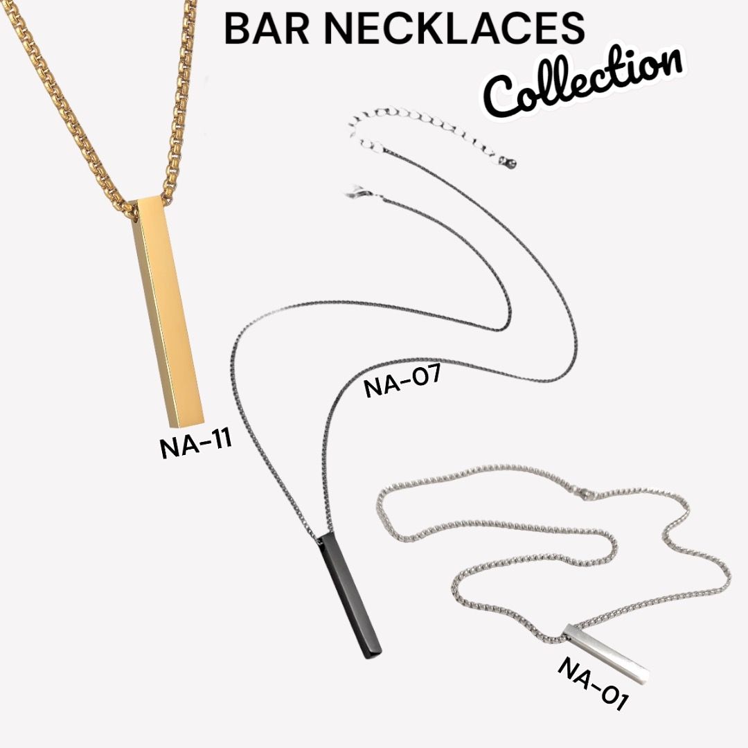 Men's gold stainless steel necklaces best sale