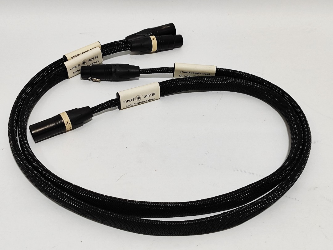Studio Connections Black Star 1m XLR cables, Audio, Other Audio