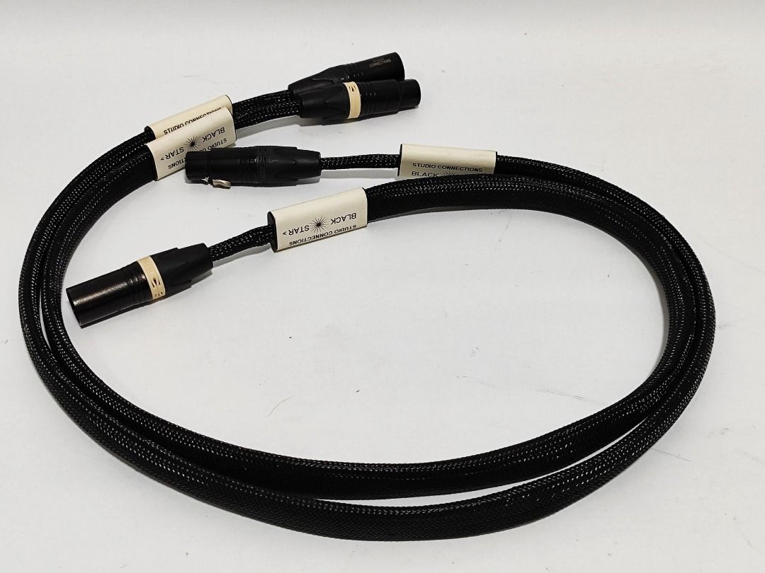 Studio Connections Black Star 1m XLR cables, Audio, Other Audio