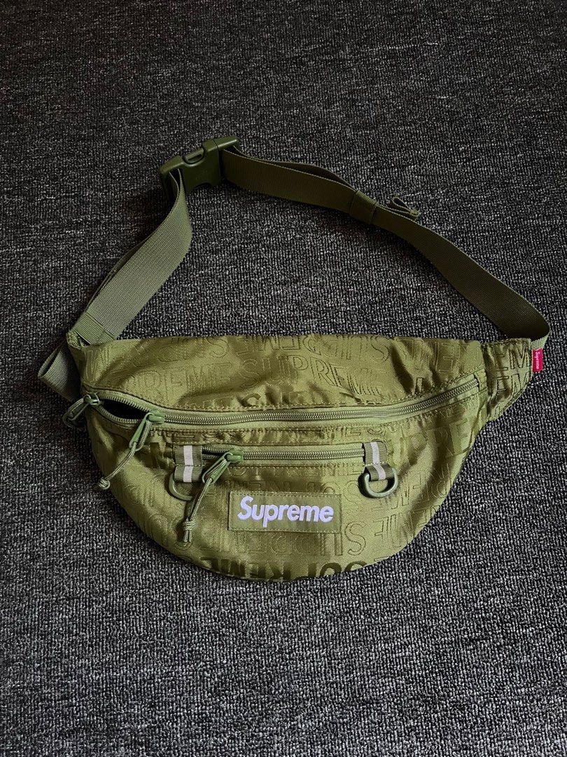 Supreme Olive SS19 Waist Bag, Men's Fashion, Bags, Belt bags