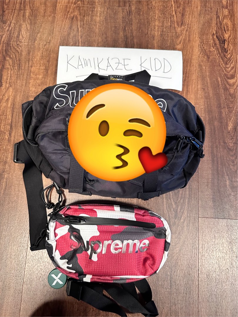 Supreme Waist Bag Red Camo SS21