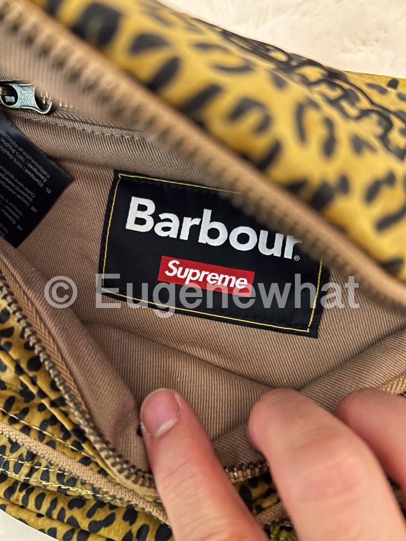 Supreme barbour waist new arrivals bag