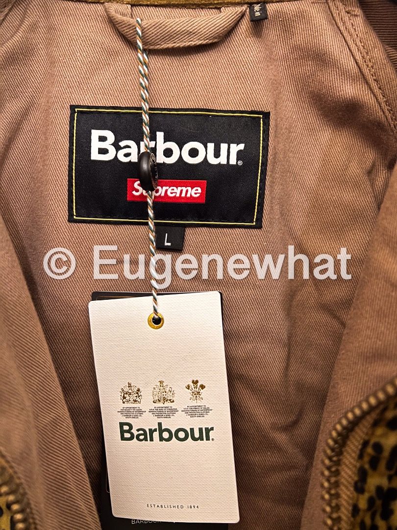 Supreme®/Barbour® Lightweight Waxed Cotton Field Jacket size L
