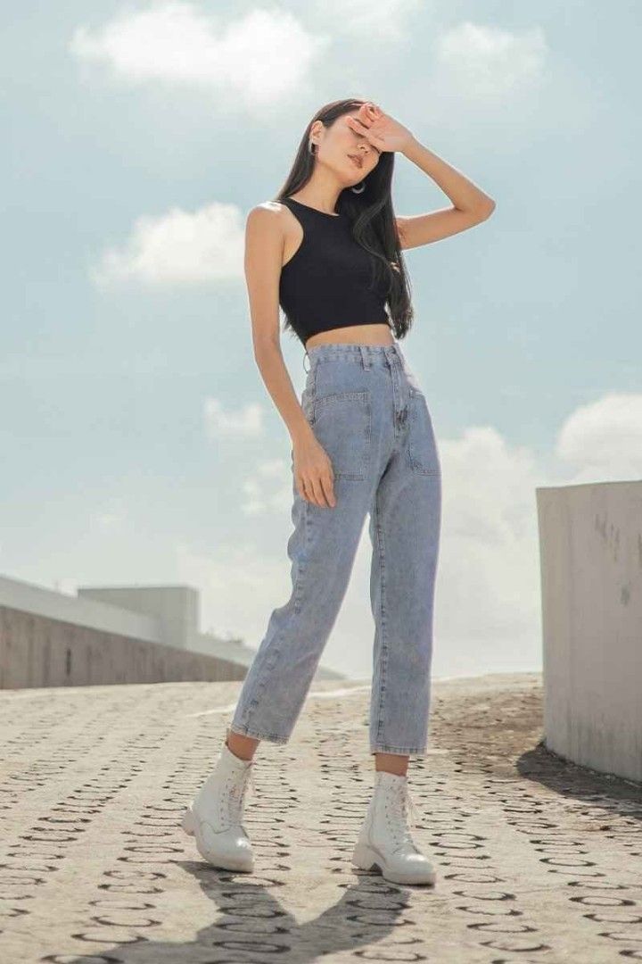 SWAG POCKET JEANS LIGHT WASHED